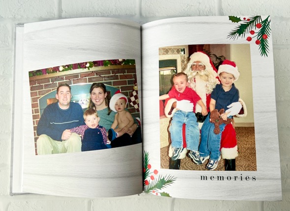 Personaslied Family Christmas Memory Book, Christmas Gift
