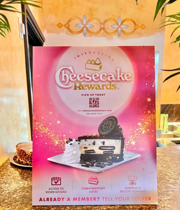 Cheesecake Factory Rewards