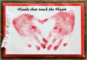 Heart Handprint Craft for Kids Easy