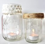 Mason Jar Candle Holders