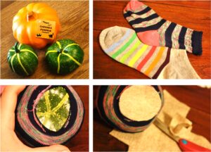 How to Make Sock Pumpkins