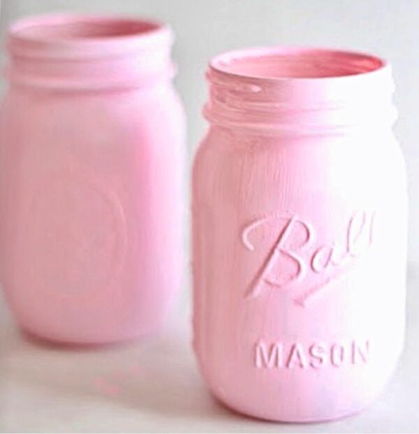 How to Paint Mason Jars with Chalk Paint