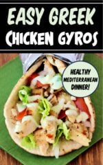Easy Greek Chicken Gyros Recipe
