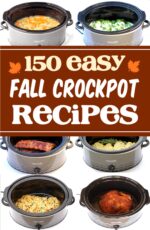 Cooked Fall dinners in crockpots.