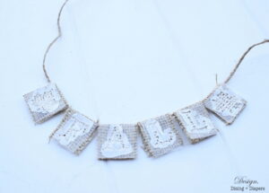 Small Fall bunting sign.